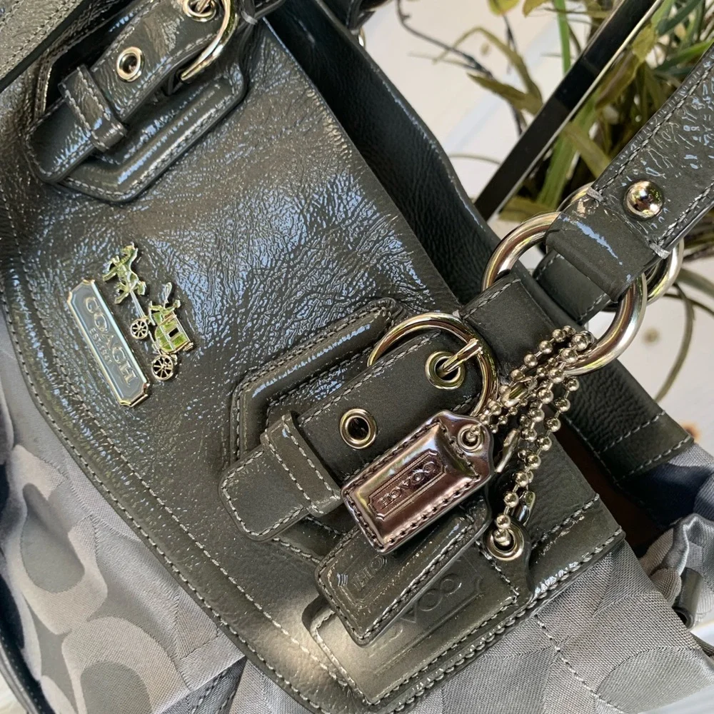 Coach Madison Sabrina Signature Satchel Bag